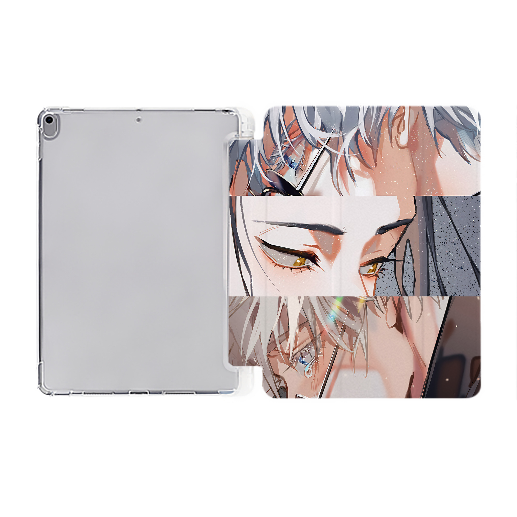 （画像用） SPY×FAMILY间谍家家酒 IPad ケース ペン収納付き 三つ折りスタンド PUレザー×シリコン 対応機種9.5/10.5/10.9インチ
